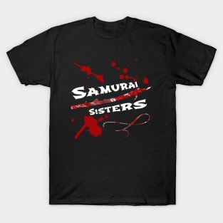 Samurai Sisters | Movie Splatter Blood Sword White T-Shirt